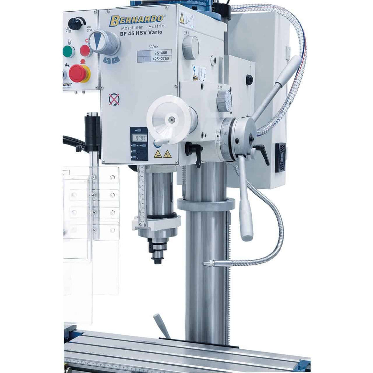 Drill and milling machine BF 45 HSV Vario with feed 