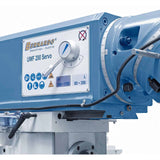Universal milling machine with servo-assisted turret for UWF 200 Servo feeds