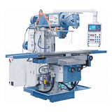 Universal milling machine with servo-assisted turret for UWF 200 Servo feeds