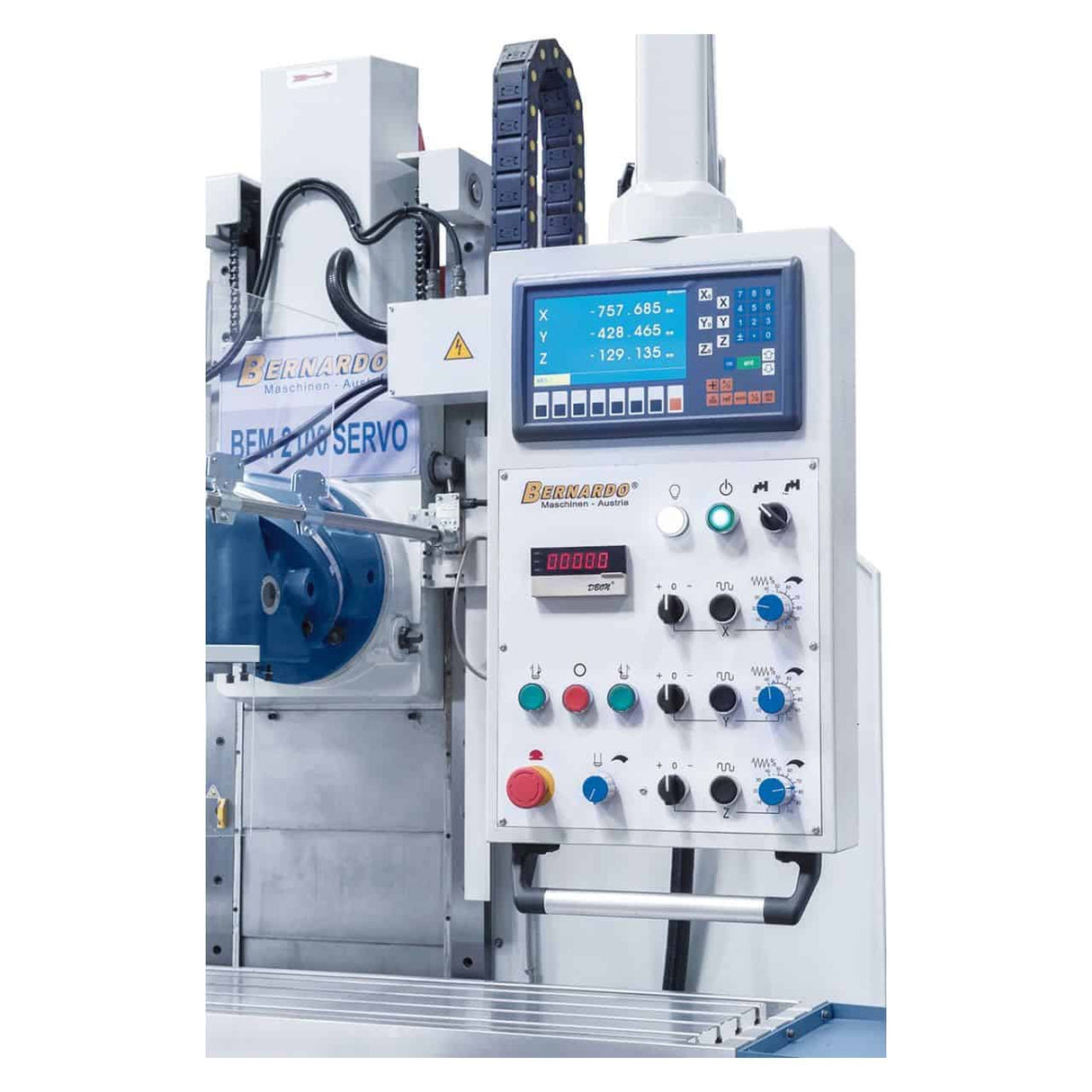 BFM 2100 Servo Benchtop Milling Machine with 3-Axis Digital Display ES-12 H