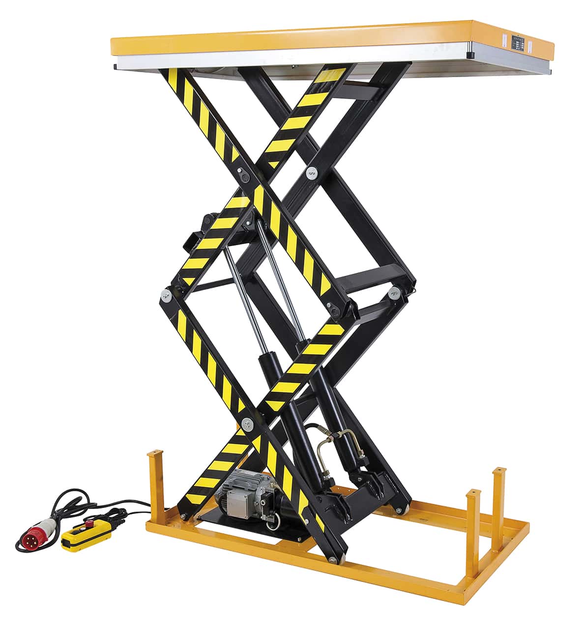 Stationary double platform lifting table SSHT 1000 D