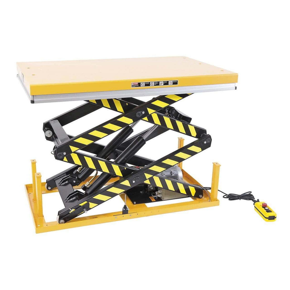 Stationary double platform lifting table SSHT 2000 D