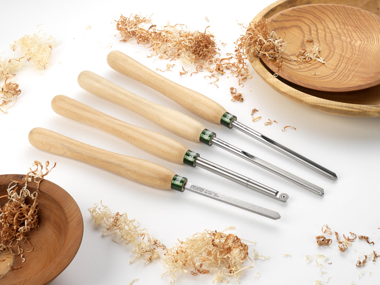 Accessorio per macchina utensile Record Power Set di sgorbie per legno ProComfort 4 pezzi