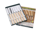 Accessorio per macchina utensile Record Power Set di scalpelli per tornitura legno 6 pezzi