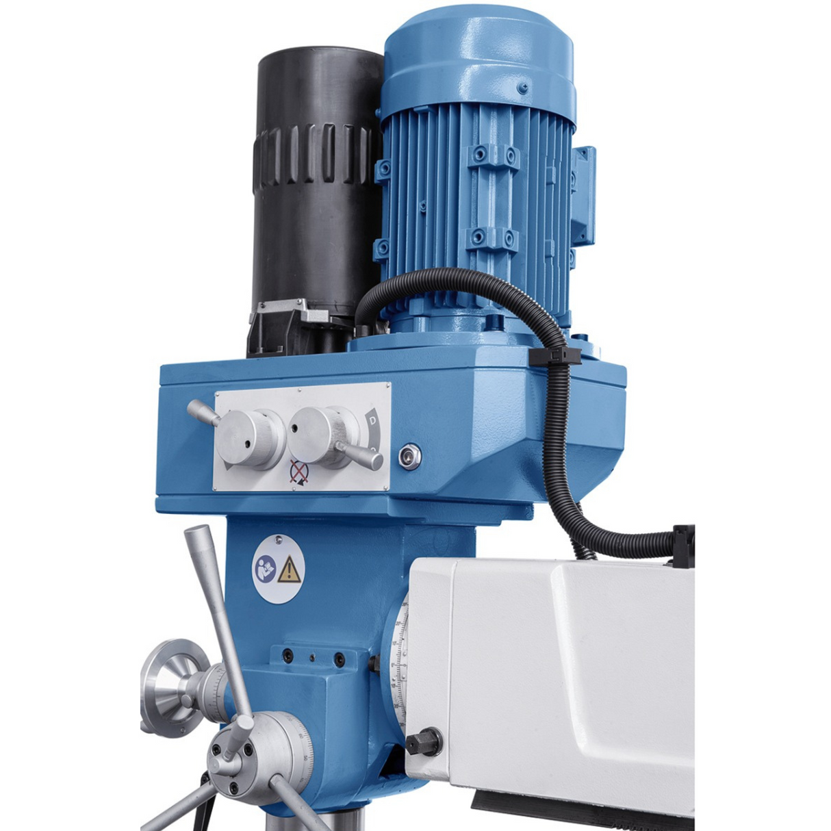 Universal milling machine UWF 90 + 3-axis position display ES-12 H + pneumatic clamping