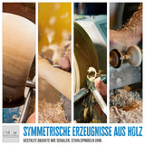 Tornio per legno Güde GDM 600 – 550 W con velocità variabile e struttura in acciaio