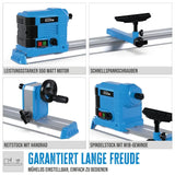 Tornio per legno Güde GDM 600 – 550 W con velocità variabile e struttura in acciaio