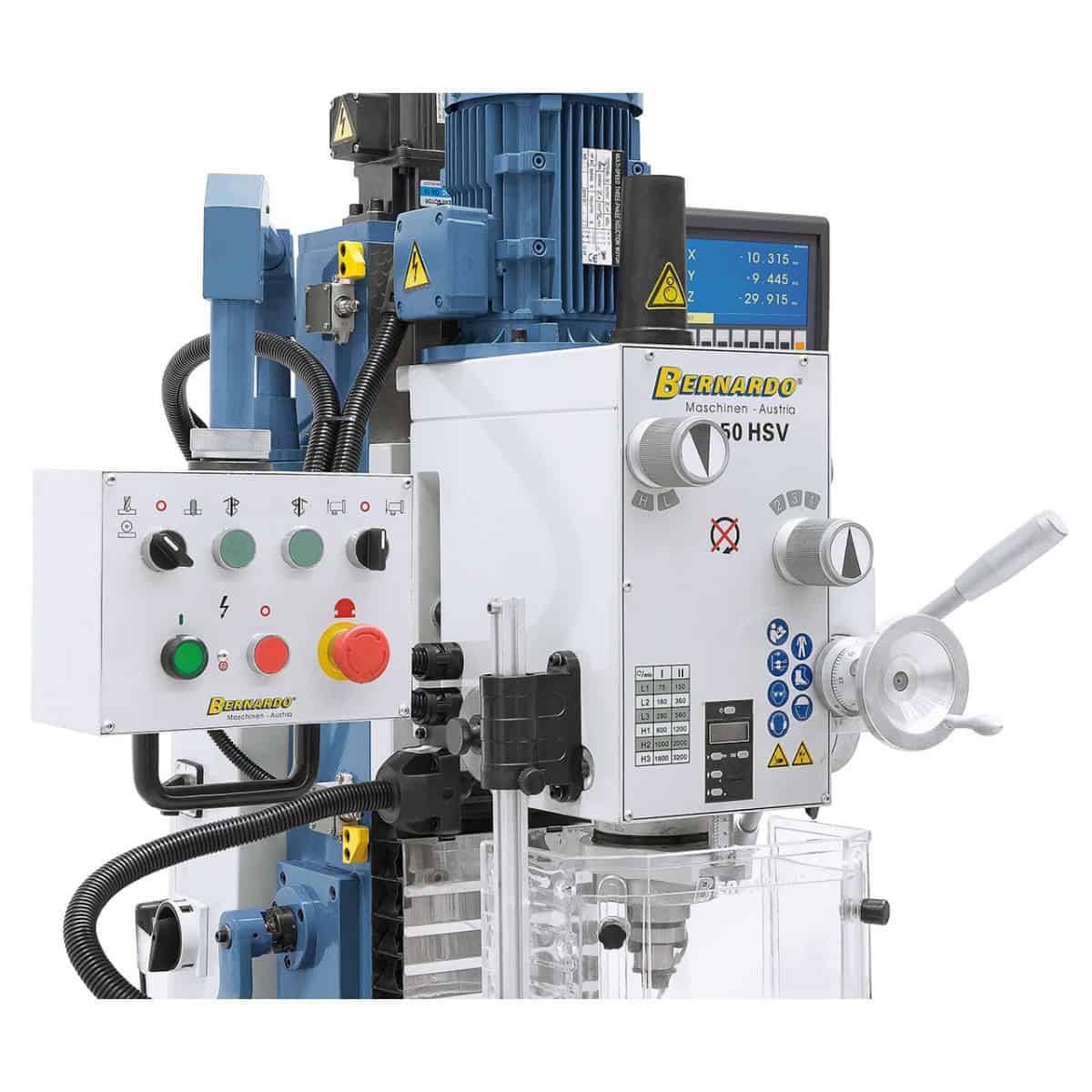 FM 50 HSV drilling and milling machine with 3-axis position display 