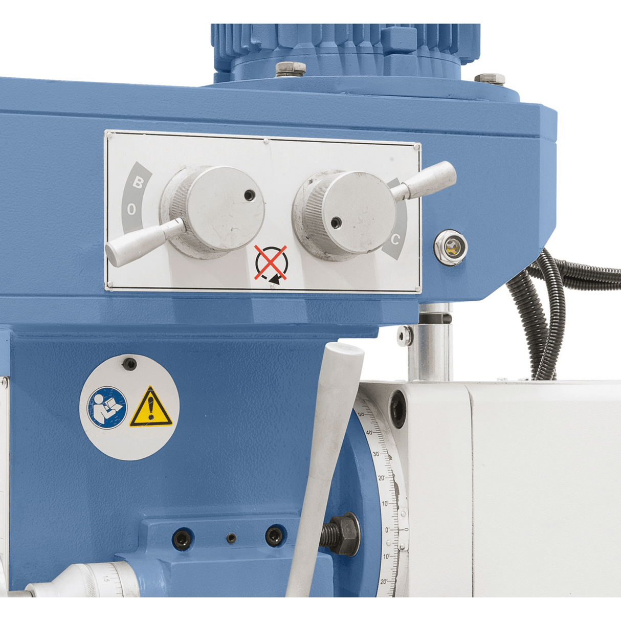 Universal milling machine UWF 80 E incl. 3-axis digital display and Y-axis feed