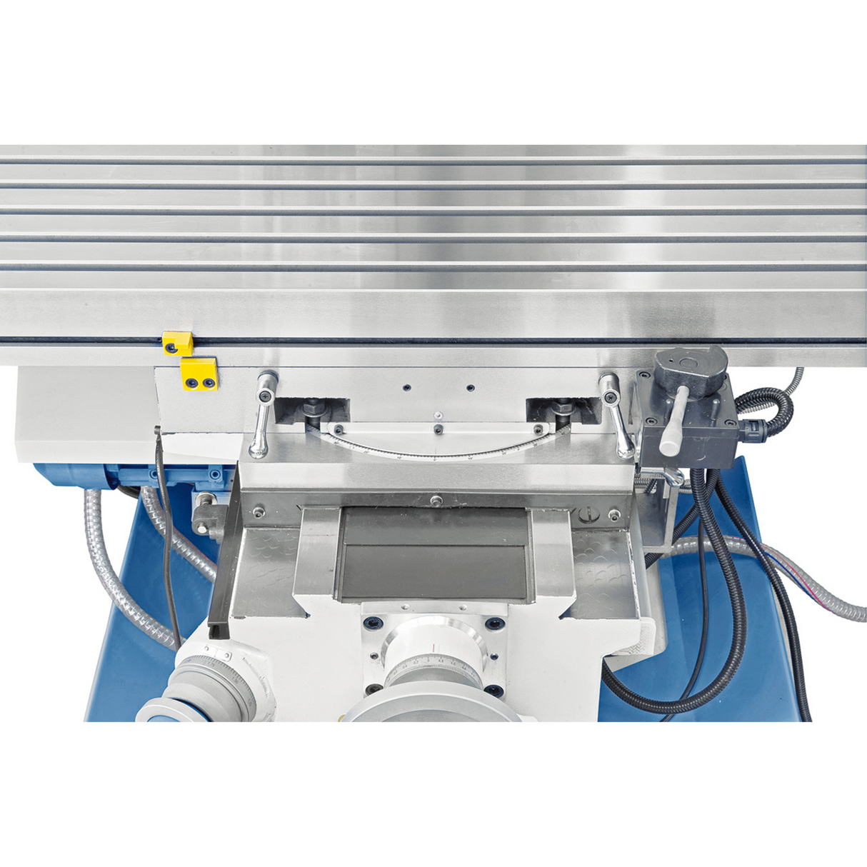 Universal milling machine UWF 90 + 3-axis position display ES-12 H + pneumatic clamping