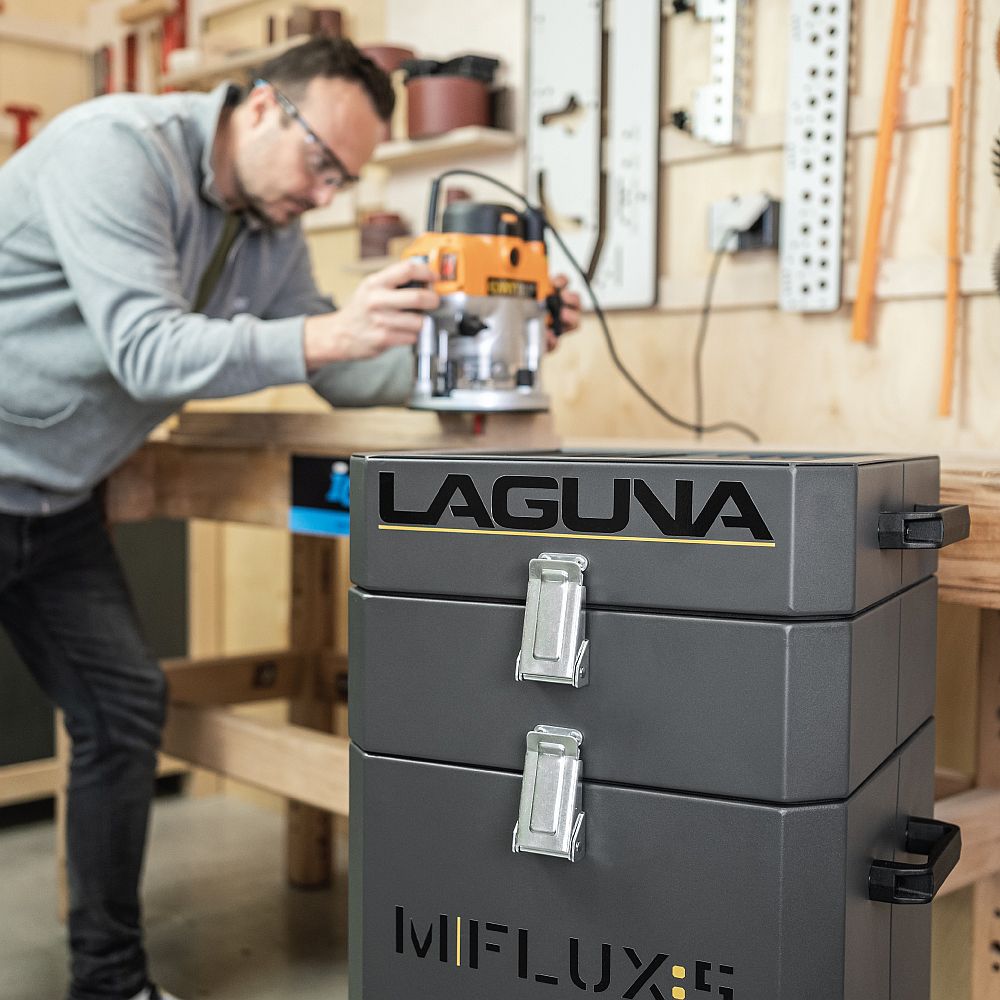 Impianto di filtrazione aria mobile professionale LAGUNA MFlux 5