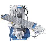 Universal milling machine UWF 90 + 3-axis position display ES-12 H + pneumatic clamping