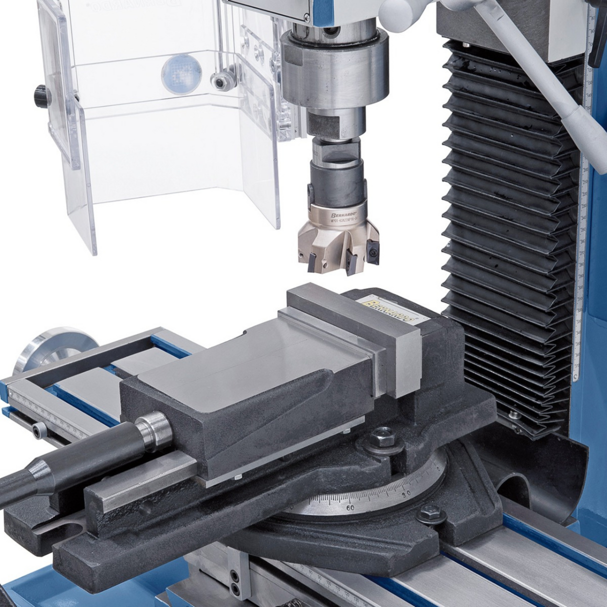 KF 28 Top drilling and milling machine with 3-axis feed and digital display