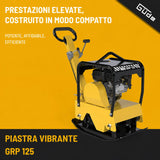 Attrezzatura edile Guede Piastra vibrante GRP 125