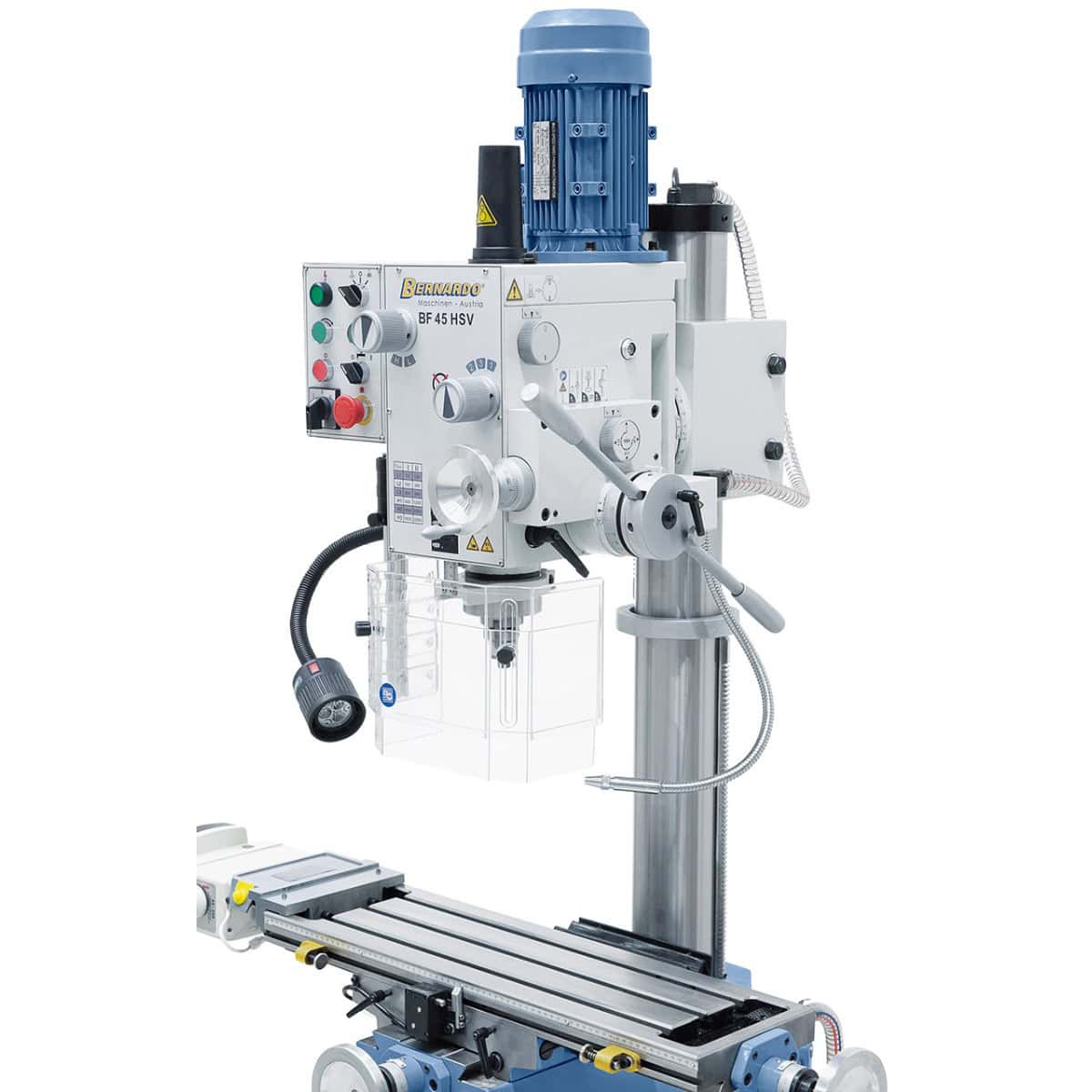 BF 45 HSV drilling and milling machine with X-axis feed