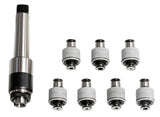 Serie di mandrini a cambio rapido filettanti CM 4, M 3 - M 12