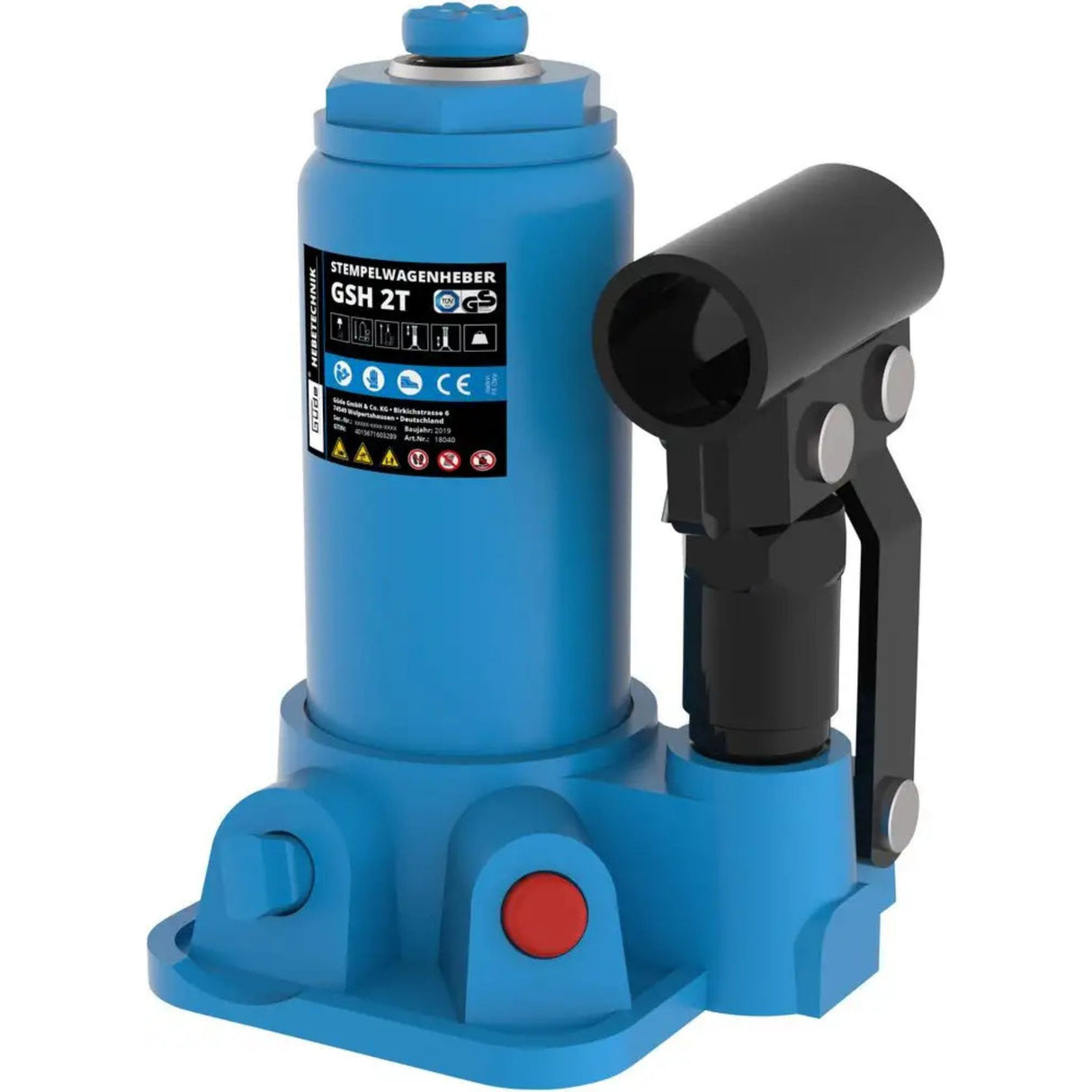 Cric a bottiglia Güde GSH-2T