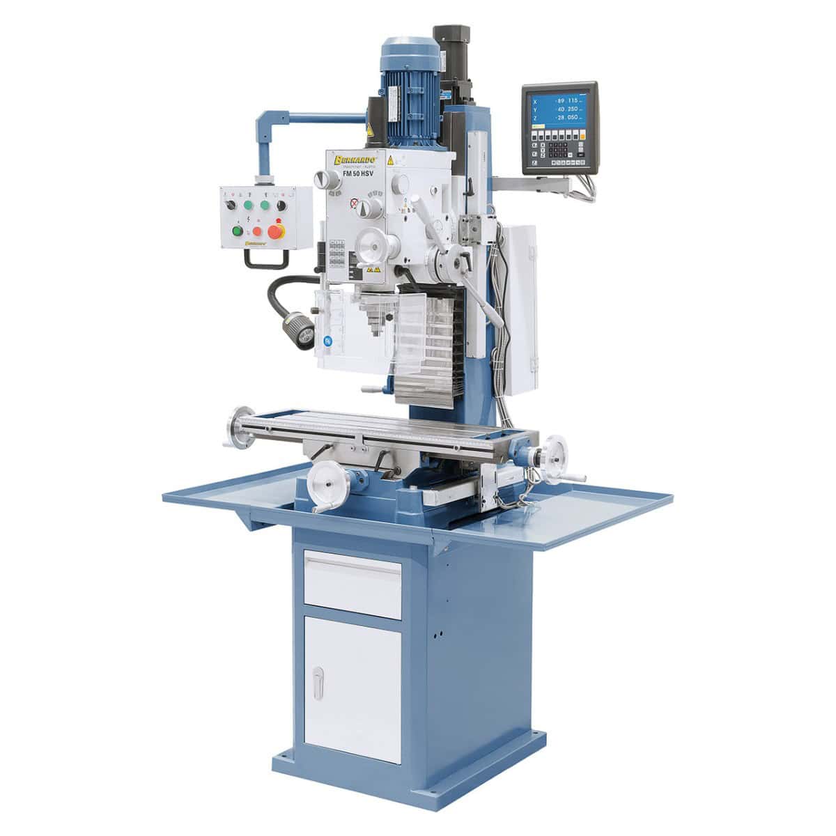 FM 50 HSV drilling and milling machine with 3-axis position display 