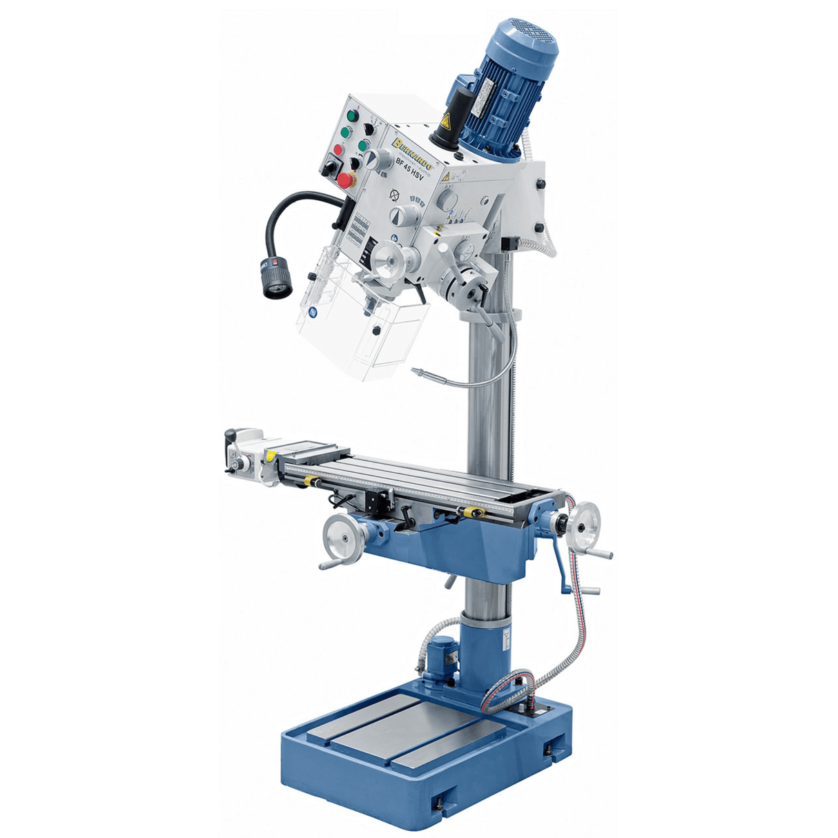 BF 45 HSV drilling and milling machine with X-axis feed