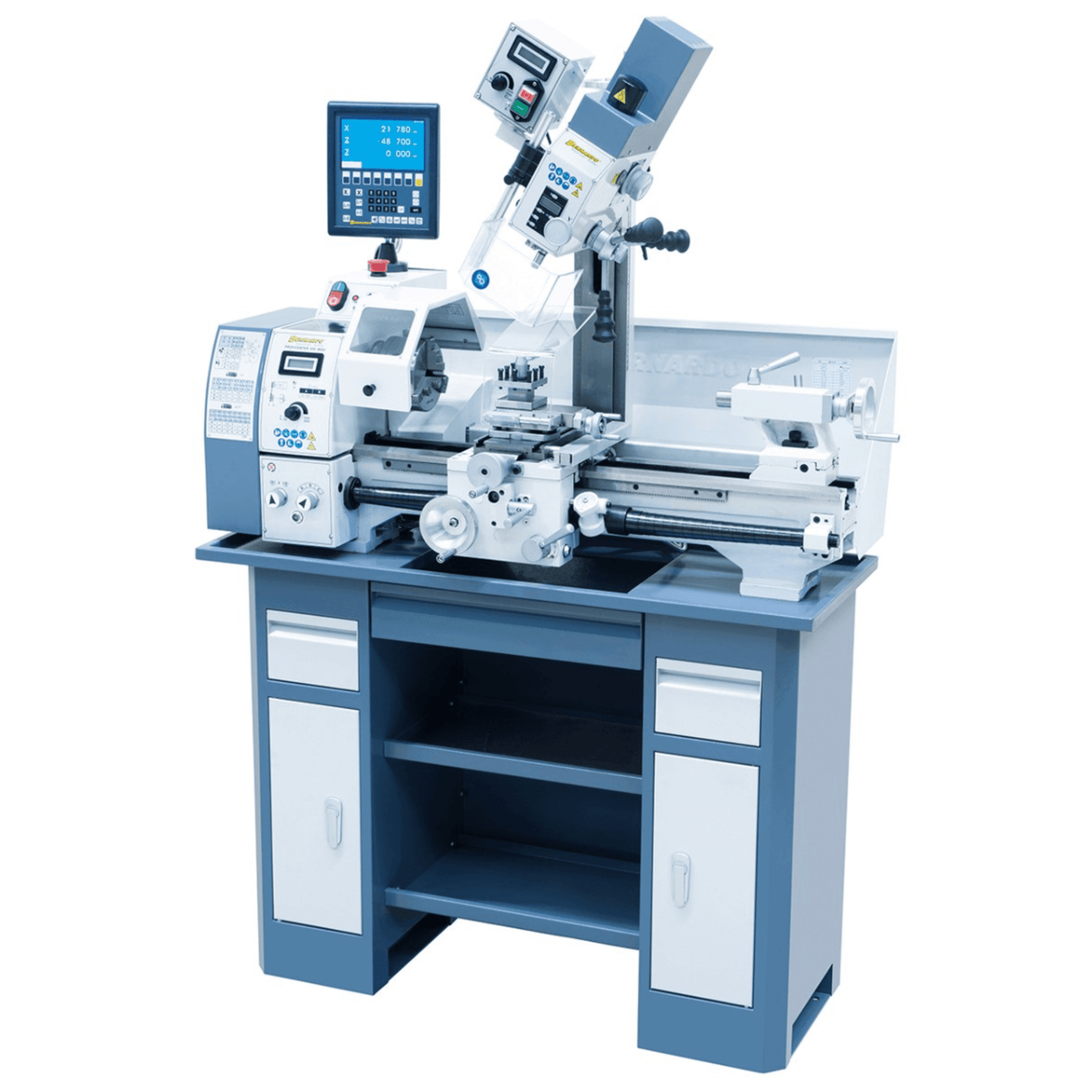 Proficenter 550 WQV / 230 V machining center incl. 2-axis digital display ES-12 V