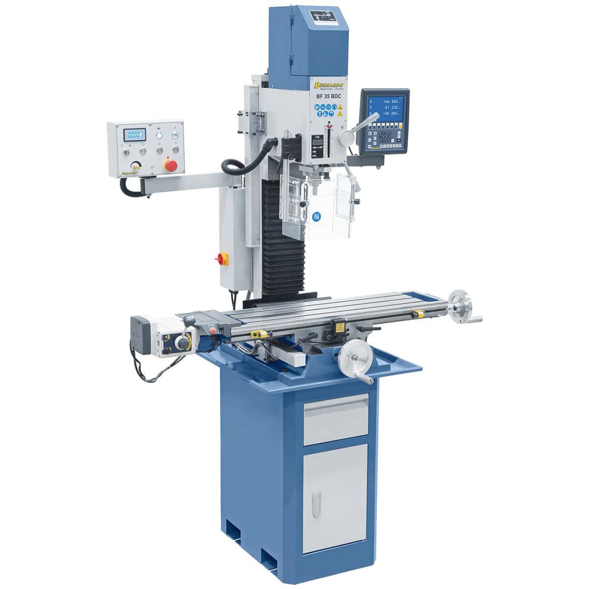 BF 35 BDC Drill and Milling Machine with 3-Axis Feed and Digital Display