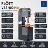 Sega a nastro per metallo Flott trice a nastro verticale VBS 400 Plus