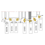 20mm Carbide Insert Lathe Tool Set P Set