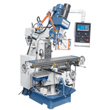 Universal milling machine UWF 90 + 3-axis position display ES-12 H + pneumatic clamping
