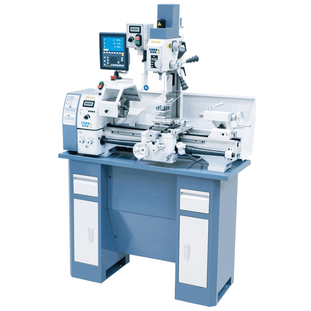 Proficenter 550 WQV / 230 V machining center incl. 2-axis digital display ES-12 V