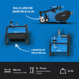 Trincia a flagelli per motocoltivatore Güde GSM 501