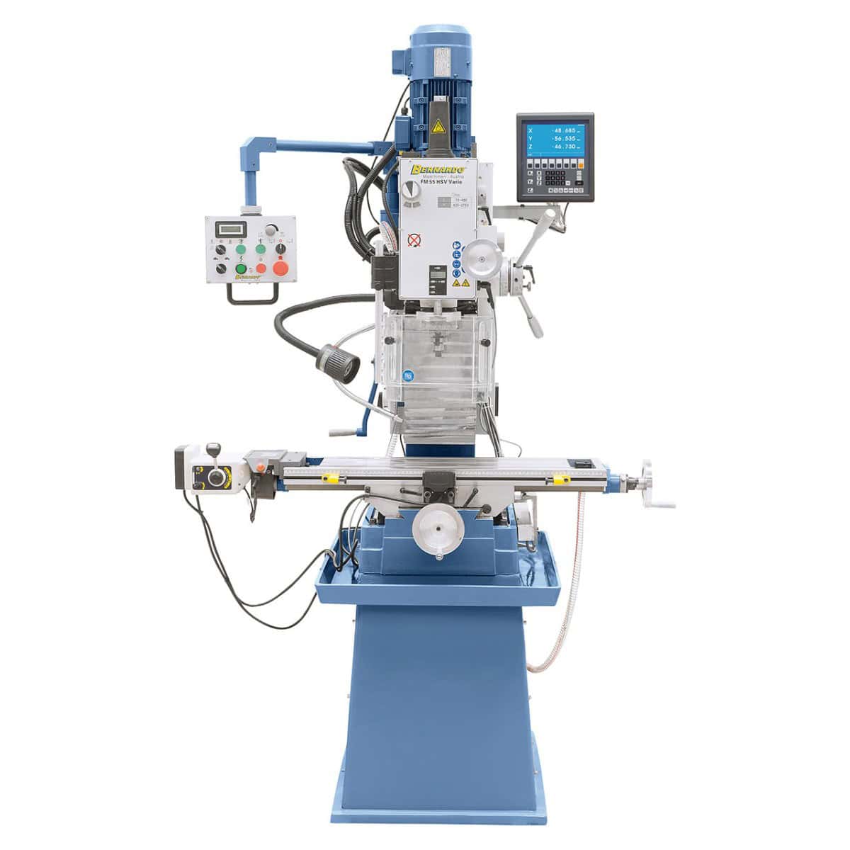 FM 55 HSV Vario drilling and milling machine incl. 3-axis digital display