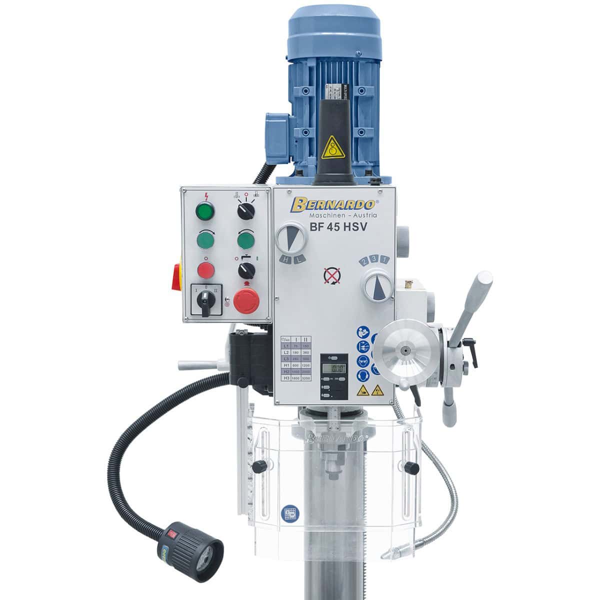 BF 45 HSV drilling and milling machine with X-axis feed