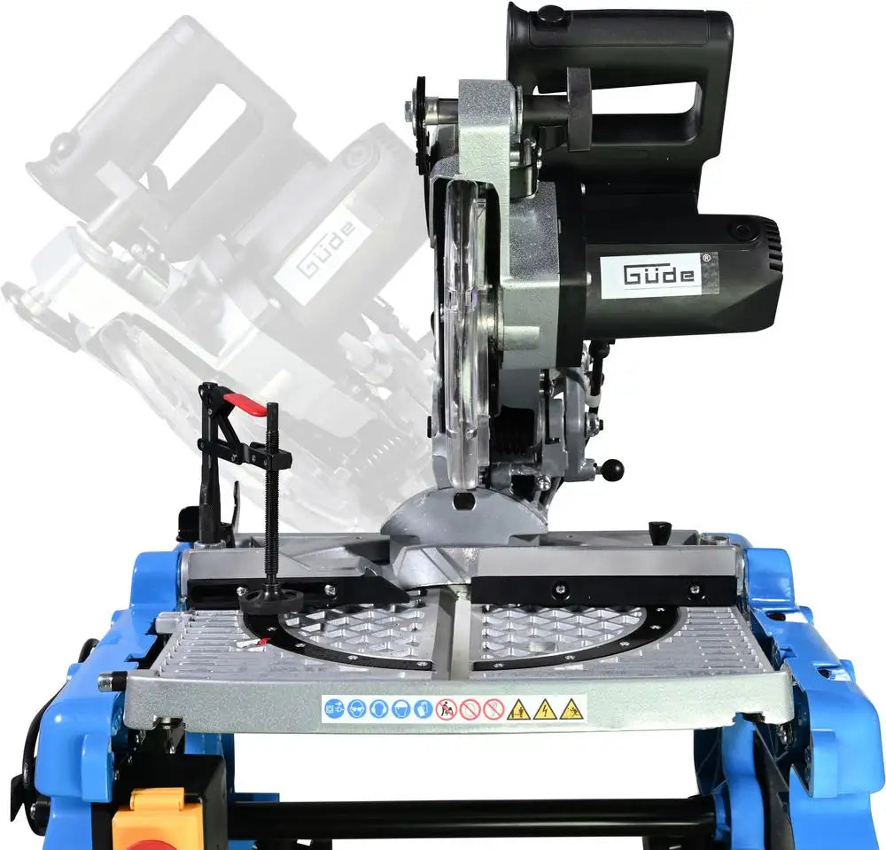 Güde GFO 1401 – Troncatrice radiale multifunzione con piano ribaltabile 180°