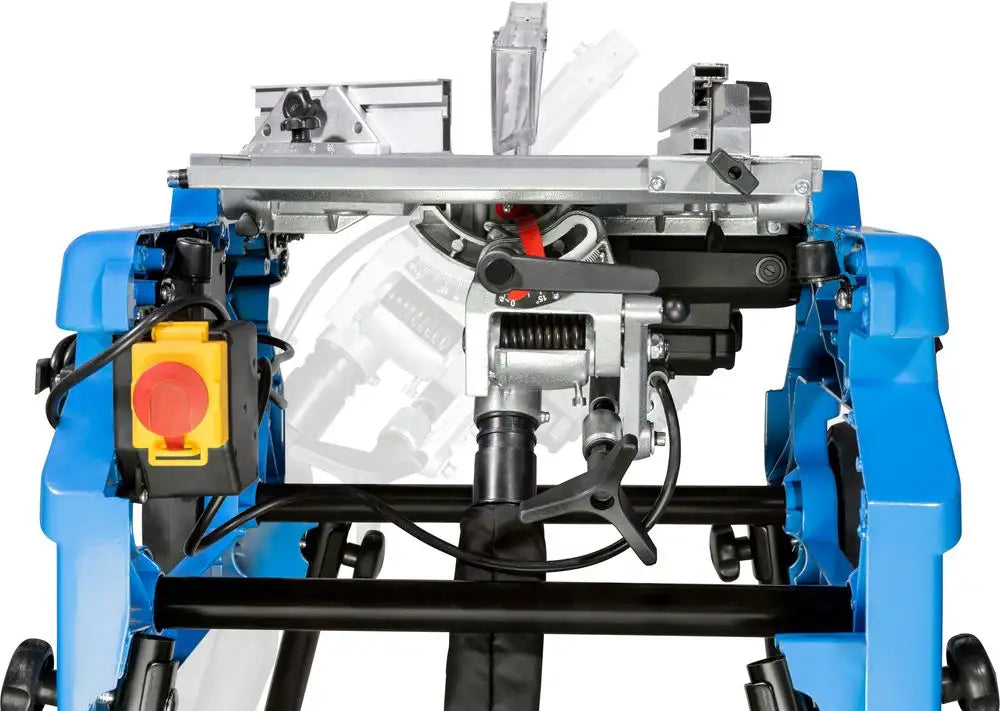 Güde GFO 1401 – Troncatrice radiale multifunzione con piano ribaltabile 180°