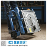 Güde GFO 1401 – Troncatrice radiale multifunzione con piano ribaltabile 180°