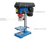 Guede GTB 14/509 – Trapano a colonna da banco 500W a 9 velocità