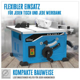 Sega circolare da banco Guede GTK 2100.1 – 1200 W, Ø210 mm, 45° inclinabile