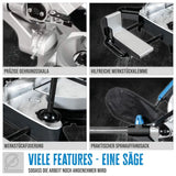 Güde GRK 2134.1 BSL – Troncatrice radiale professionale con laser integrato