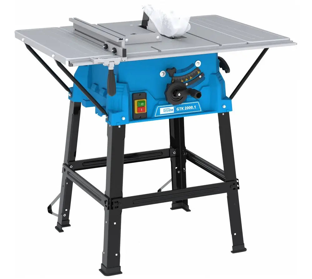 Sega circolare da banco Guede GTK 2000.1 – 2000 W, Ø250 mm, con estensioni