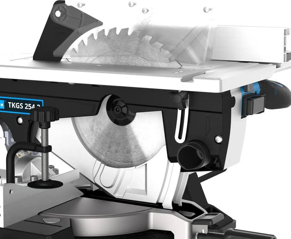 Güde TKGS 254.2 – Troncatrice combinata da banco con funzione circolare e laser