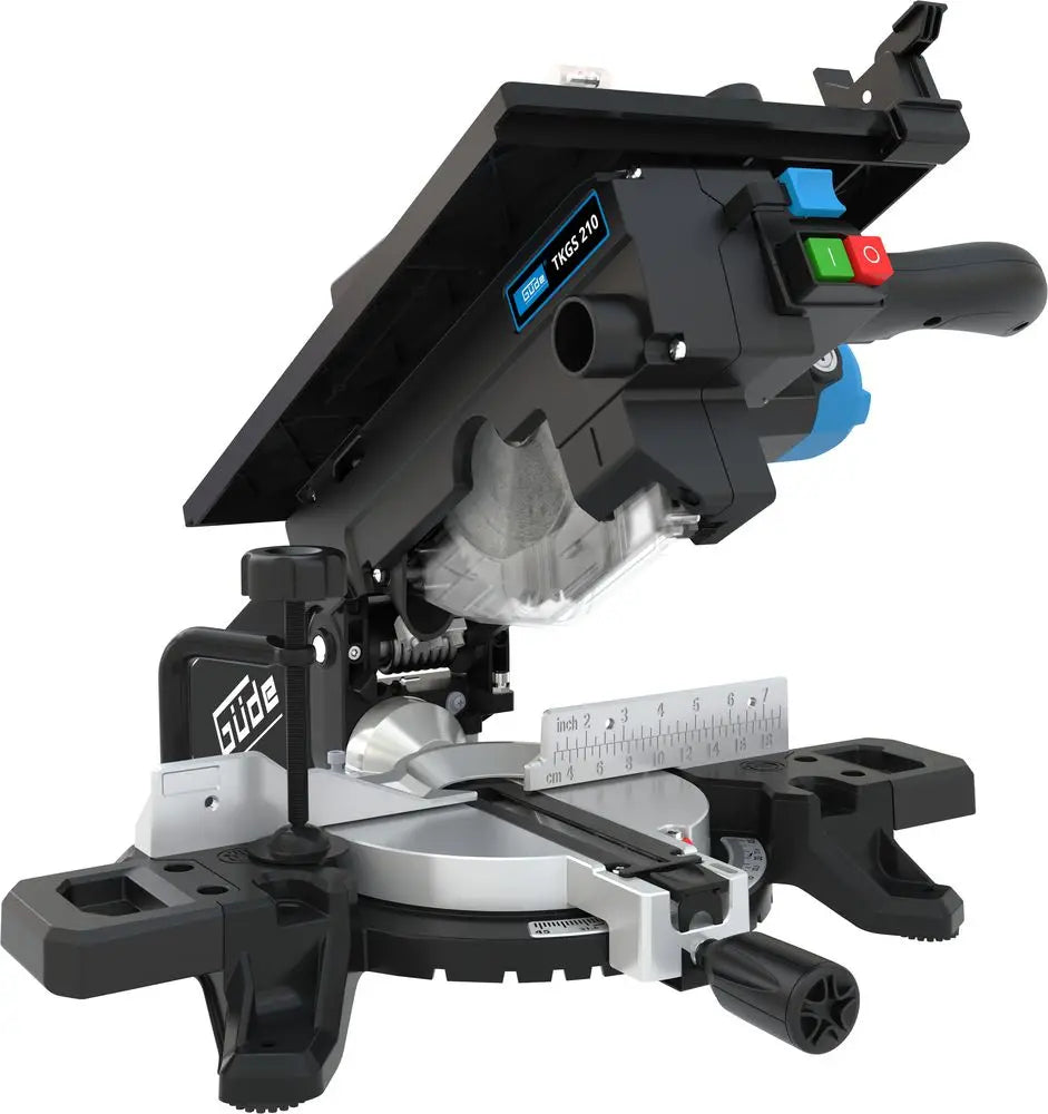 Güde TKGS 210 – Troncatrice combinata da banco con laser integrato