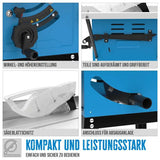 Sega circolare da banco Guede GTK 2000 A – 2000 W, Ø250 mm, tavolo in alluminio