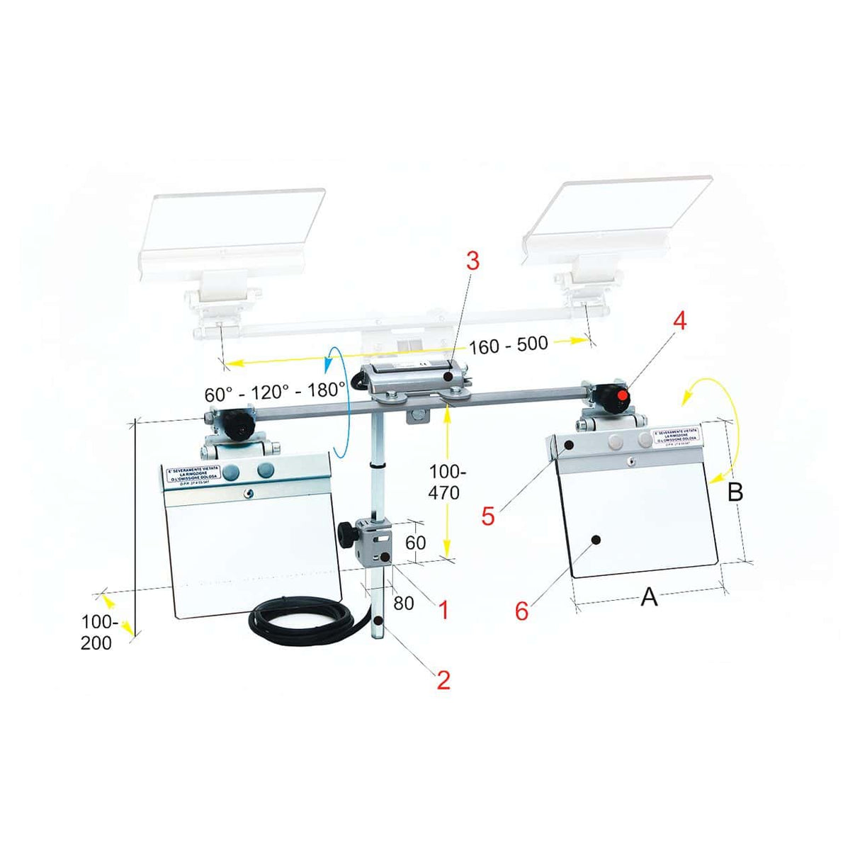 Protezione per smerigliatrici/affilatrici PMA 11/216