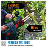 Motosega a batteria Guede KS 18-401-30 – 18V con barra Oregon 25 cm