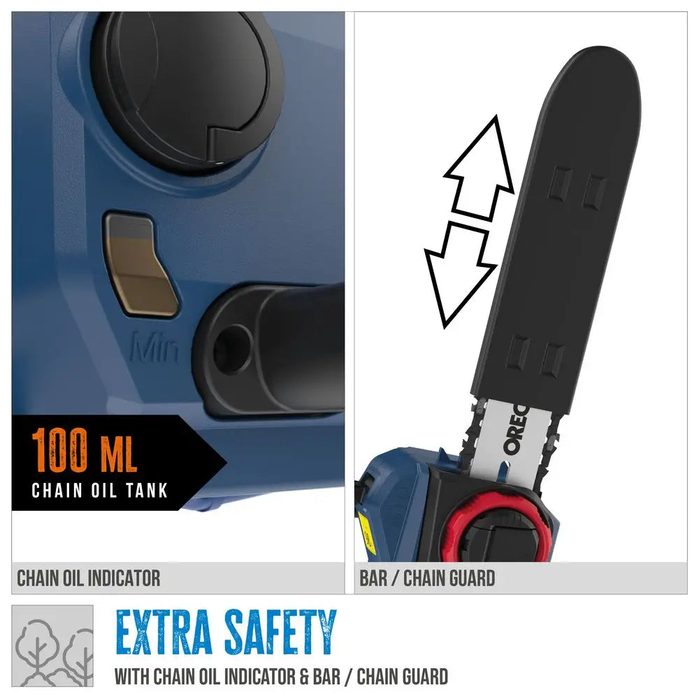 Motosega a batteria Guede KS 18-401-30 – 18V con barra Oregon 25 cm