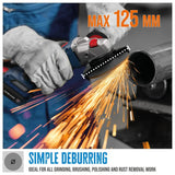 Smerigliatrice angolare a batteria Guede WS 18-0 BL – 18V Brushless, Ø125 mm