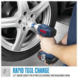 Avvitatore ad impulsi a batteria Guede BSS 18 1/2-0 – 230 Nm compatto