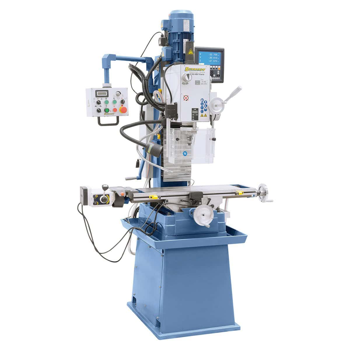 FM 55 HSV Vario drilling and milling machine incl. 3-axis digital display