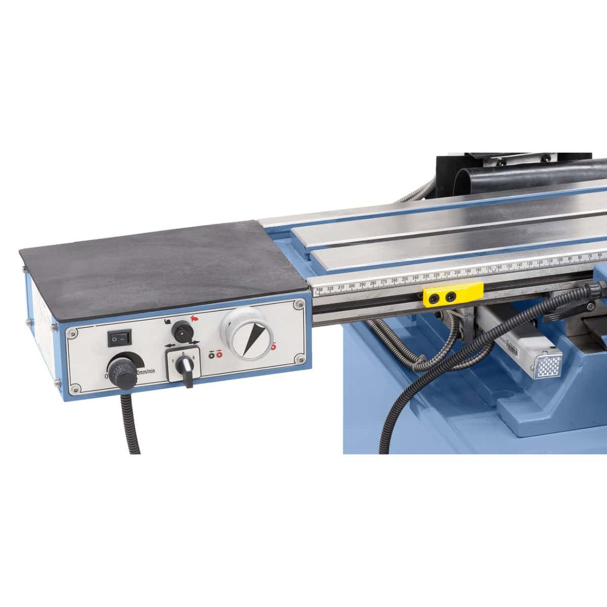 KF 25 Pro drilling and milling machine with feed and position display.