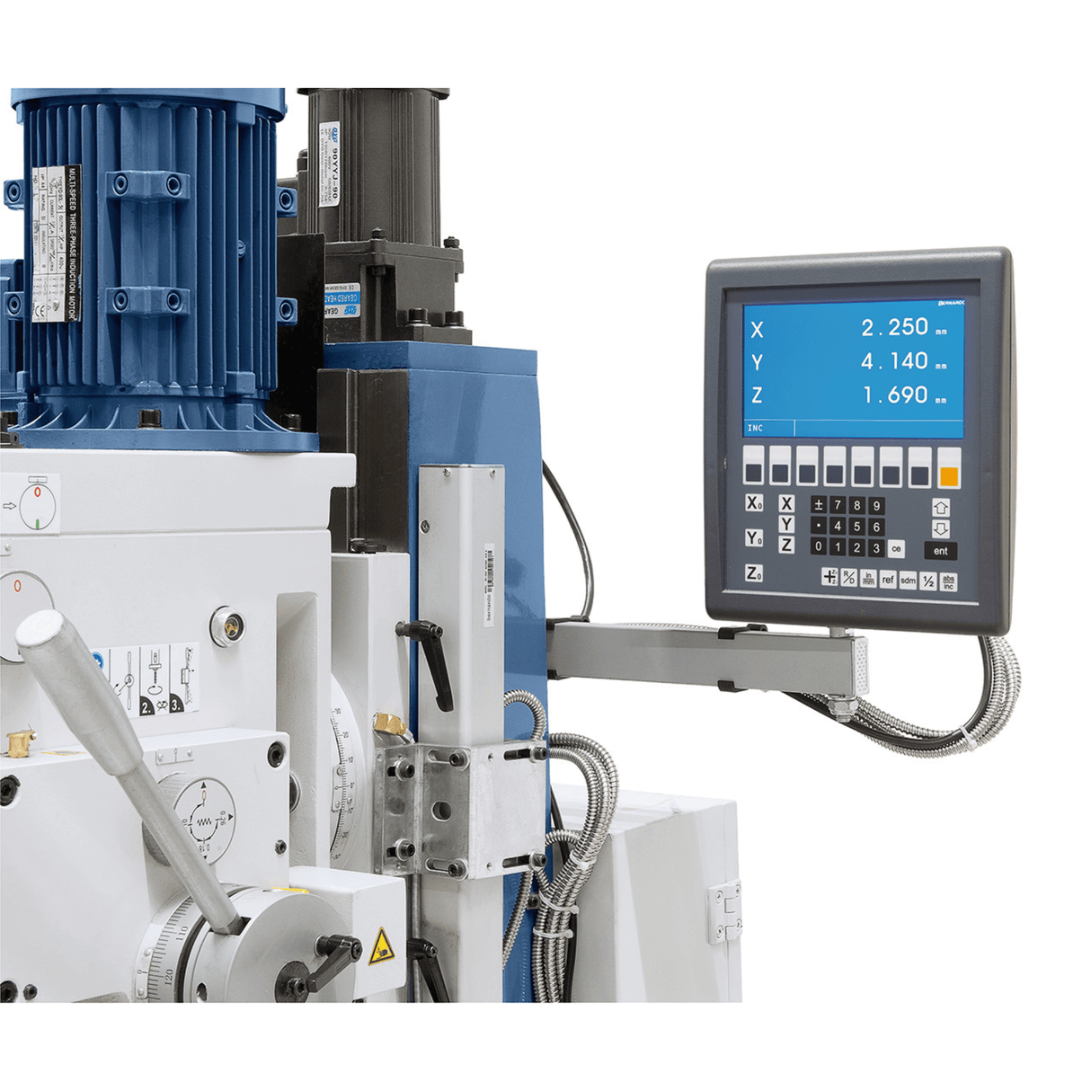 FM 55 HSV drill and milling machine with digital position display
